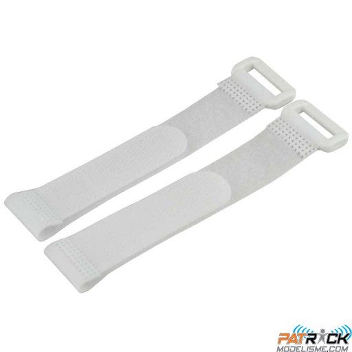 2 x ruban-crochets pour batterie 200 x 20mm