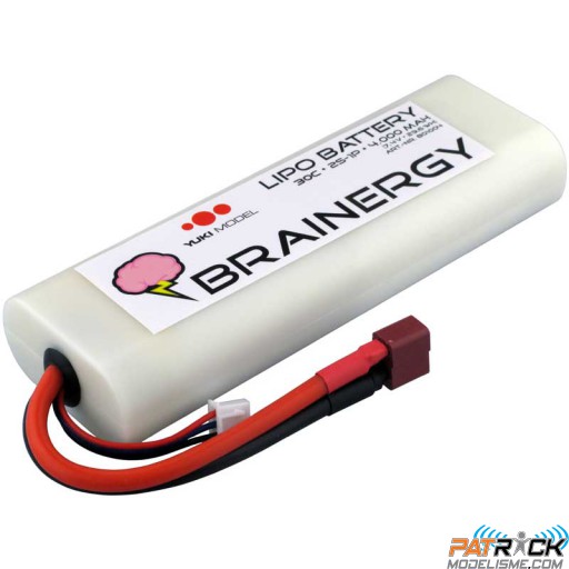 Accu LiPo BRAINERGY Hardcase 2s1p 7,4V 4000mAh 45C Dean