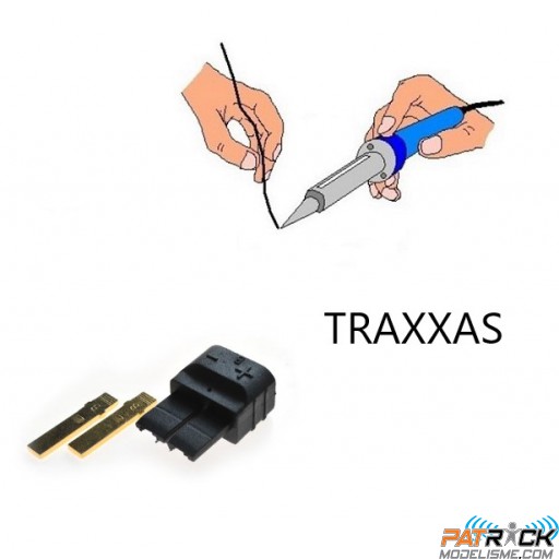 Connecteur Traxxas Male soudée atelier