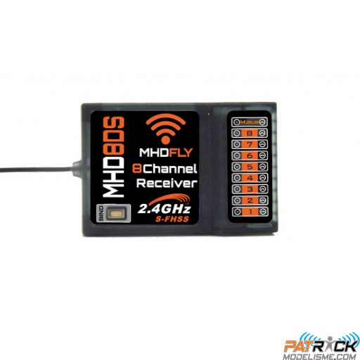 Récepteur MHD8DS pour MHD8X de MHDFLY - 2,4GHz