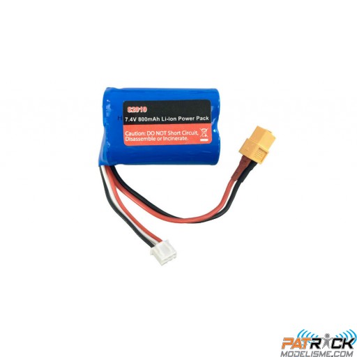 Batterie 7,4V 800 mah Li-Ion pour Mini Warrior et Sea Rider Joysway
