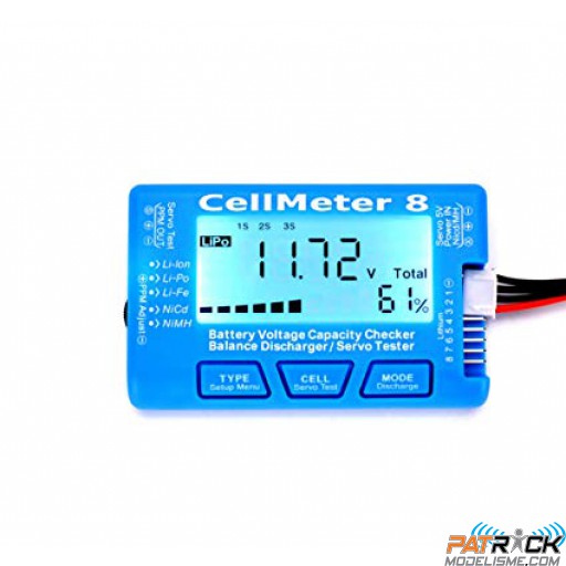 Cellmeter 8 - Testeur et équilibreur accus 8S et servo