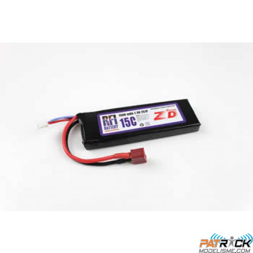 Batterie lipo ZD RACING 2S 15C 7,4V 1500MAH – ZMB16/ZMT16