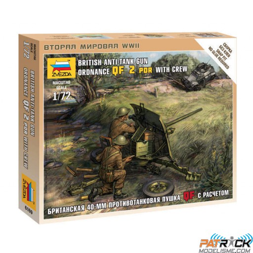 1/72e Zvezda Canon Britannique 2 livres + servants