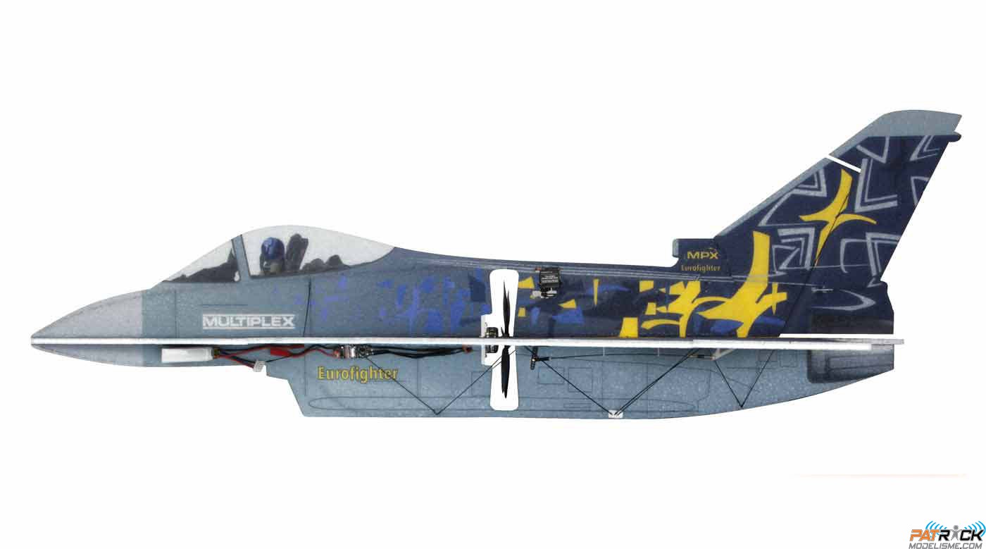 Multiplex Eurofighter Indoor Edition KIT env.0.70m - Indoors - Types d ...