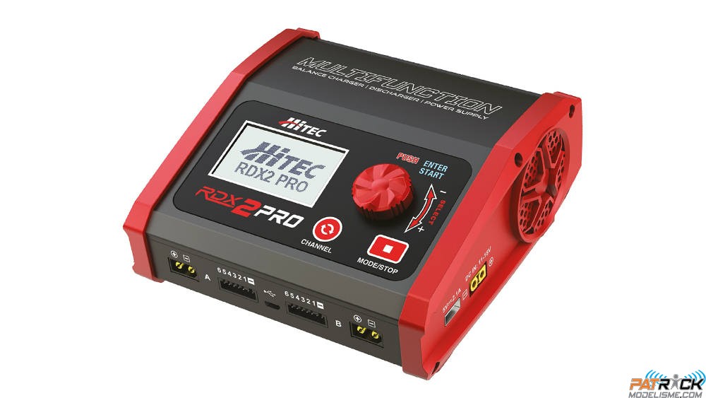 Chargeur Hitec RDX 2 PRO 2X130 Watts AC/DC