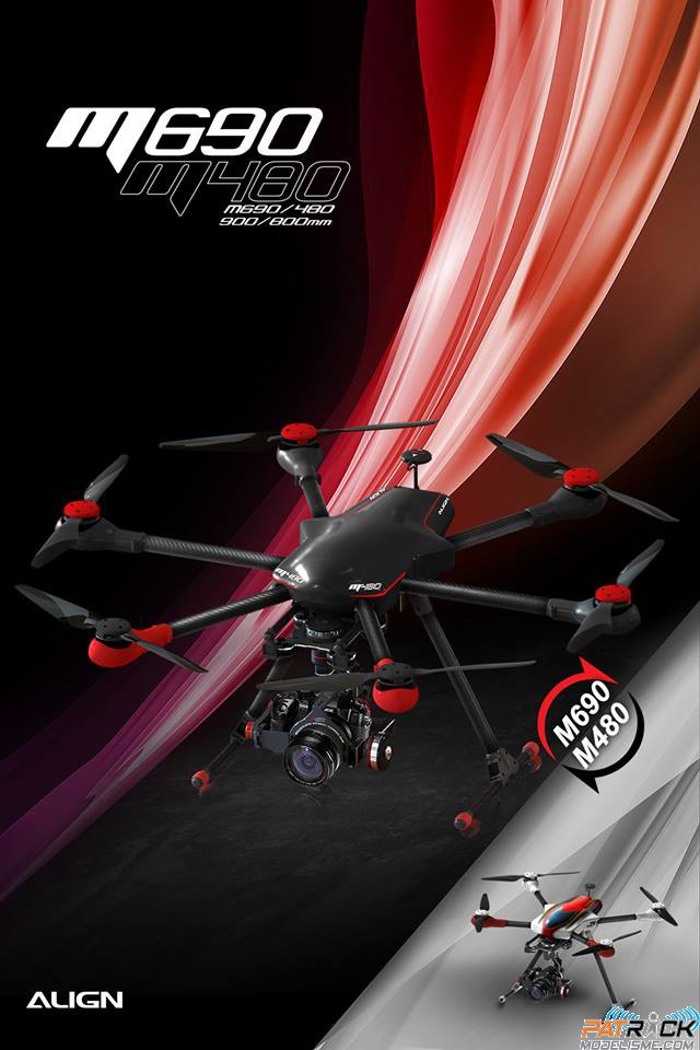Drone Hexacopter Align M690L Super Combo