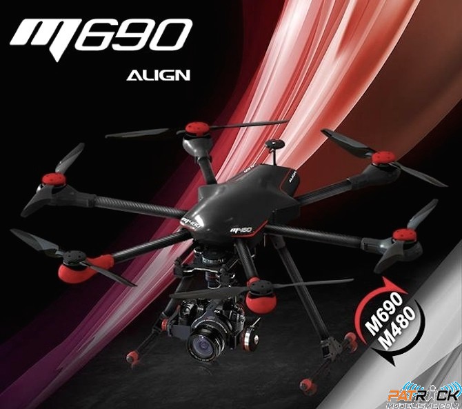 Drone Hexacopter Align M690L Super Combo