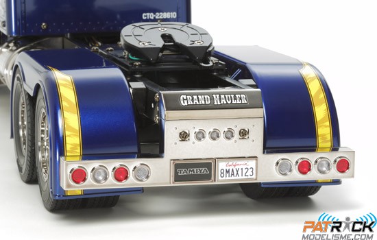 Kit Modello Truck Tamiya Kit Carrozzeria TAMIYA GRAND HAULER In Plastica Bianco 1/14: Nuovo, Per Modelli Truck Radiocomandati Kit Plastica Camion 1/14 - Foto 2