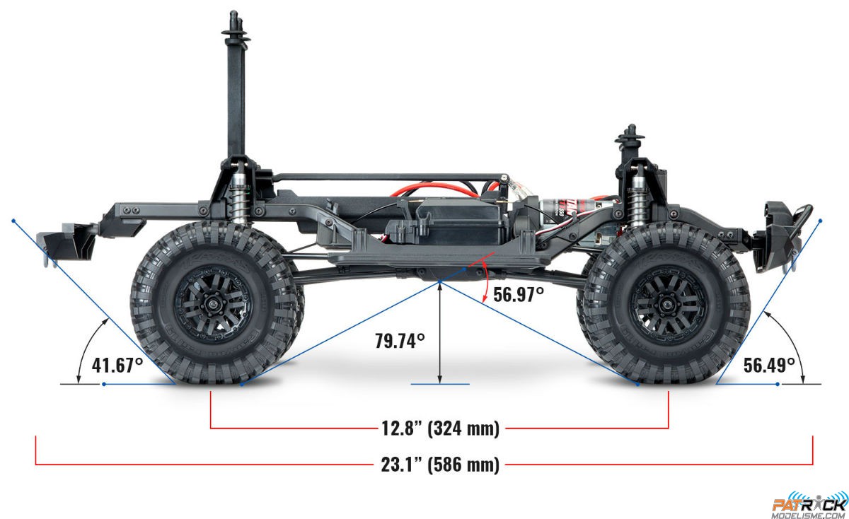 Traxxas châssis TRX4 1/10e Kit à monter