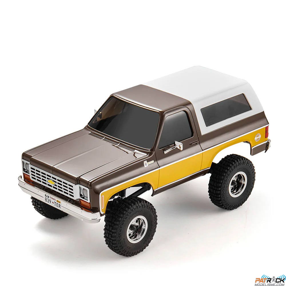 Petit Crawler FMS 1/24 Chevrolet K5 blazer FCX24 RTR marron Prêt à rouler