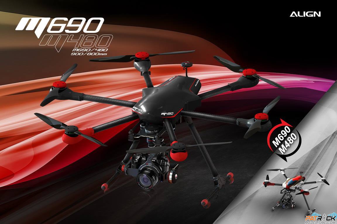 Drone Hexacopter Align M690L Super Combo