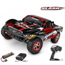 Traxxas SLASH 4x2 Brushed Rouge 1/10e - Prête à rouler