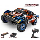 Traxxas SLASH 4x2 Brushed Orange 1/10e - Prête à rouler
