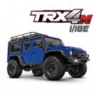 Traxxas TRX-4M Land Rover Defender 1/18e Bleu - Prêt à rouler