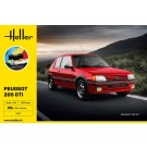 1/24e Heller STARTER KIT Peugeot 205 GTI