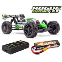 Hobbytech Rogue Buggy 2.0 1/8ème Brushless Vert-PACK RTR