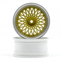 Jantes BBS RS OR/ARGENT 26mm Offset 6mm – la paire – 1/10 ème