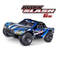 Traxxas Maxx Slash 6S 4WD Brushless TQi TSM RTR Bleu SUR-COMMANDE