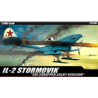1/48e Academy IL-2 Stormovik + skis