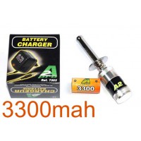 Chauffe bougie Metal Accus 3300mAh et chargeur