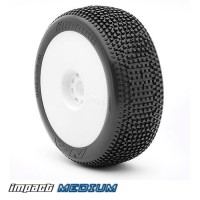 AKA Roues jantes EVO blanche 1/8 BUGGY IMPACT MEDIUM LONG LIFE (2)