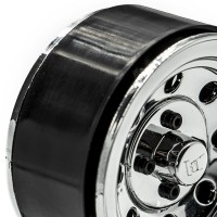 1/10 Jantes seules 1.9 Beadlock Chromées pour Crawler (1 paire)