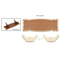 Ber bois 390x145mm support de type maquette bateau
