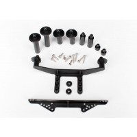 Support de carrosserie avant et arrière noir Traxxas