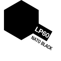 Pot de peinture laquée Tamiya LP-60 Noir OTAN 10ml