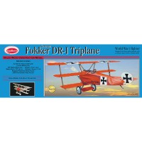 1/16e Guillow's Fokker DR-1 Triplane Kit 508mm