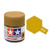 Pot de peinture acrylique Tamiya X-12 Or Métallisé 10ml