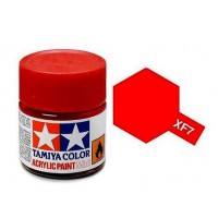 Pot de peinture acrylique Tamiya XF-7 Rouge Mat 10ml