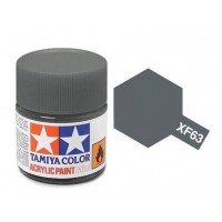 Pot de peinture acrylique Tamiya XF-63 Gris Panzer mat 10ml