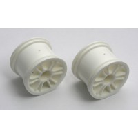 Jantes arrière à batons blanche 1/18e Team associated