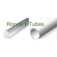 217-Evergreen Assortiment de 4 ronds et 3 tubes