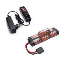 Combo TRAXXAS Chargeur 2969G + 1 x NI-MH 8,4V 3000 MAH 2926X