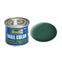 Pot de peinture Email Revell Vert foncé mat 14ml 32139