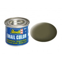 Pot de peinture Email Revell Vert otan mat RAL 7013 14ml 32146