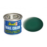 Pot de peinture Email Revell Vert mat RAL 6028 14ml 32148