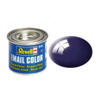 Pot de peinture Email Revell Bleu nuit brillant RAL 5022 14ml 32154