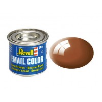 Pot de peinture Email Revell Brun brillant RAL 8003 14ml 32180