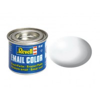 Pot de peinture Email Revell Blanc satiné RAL 9010 14ml 32301