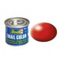 Pot de peinture Email Revell Rouge carmin satiné RAL 3000 14ml 32330