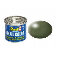 Pot de peinture Email Revell Vert olive satiné RAL 6003 14ml 32361