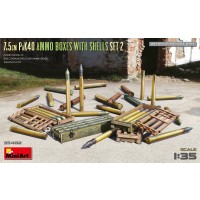 1/35e MiniArt Set n°2 Boîtes de munitions 7,5cm PAK40