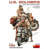 1/35e MiniArt Soldats américains avec des motos WLA