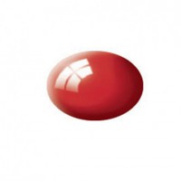 Pot de peinture Aqua Revell Rouge feu brillant RAL 3000 18ml 36131