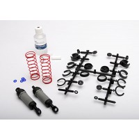 Amortisseurs longs AVANT gris complets (2) TRAXXAS