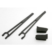 Supports de batterie plastique gauche et droit – E MAXX